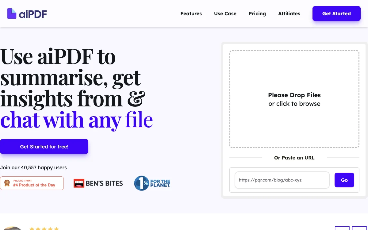 aiPDF - Your AI-Powered PDF Chat App for Easy Insights and Interaction