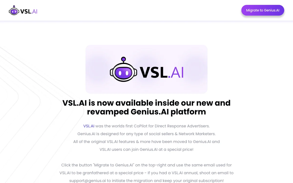 VSL.AI 与 Genius AI 合并，开启全新篇章