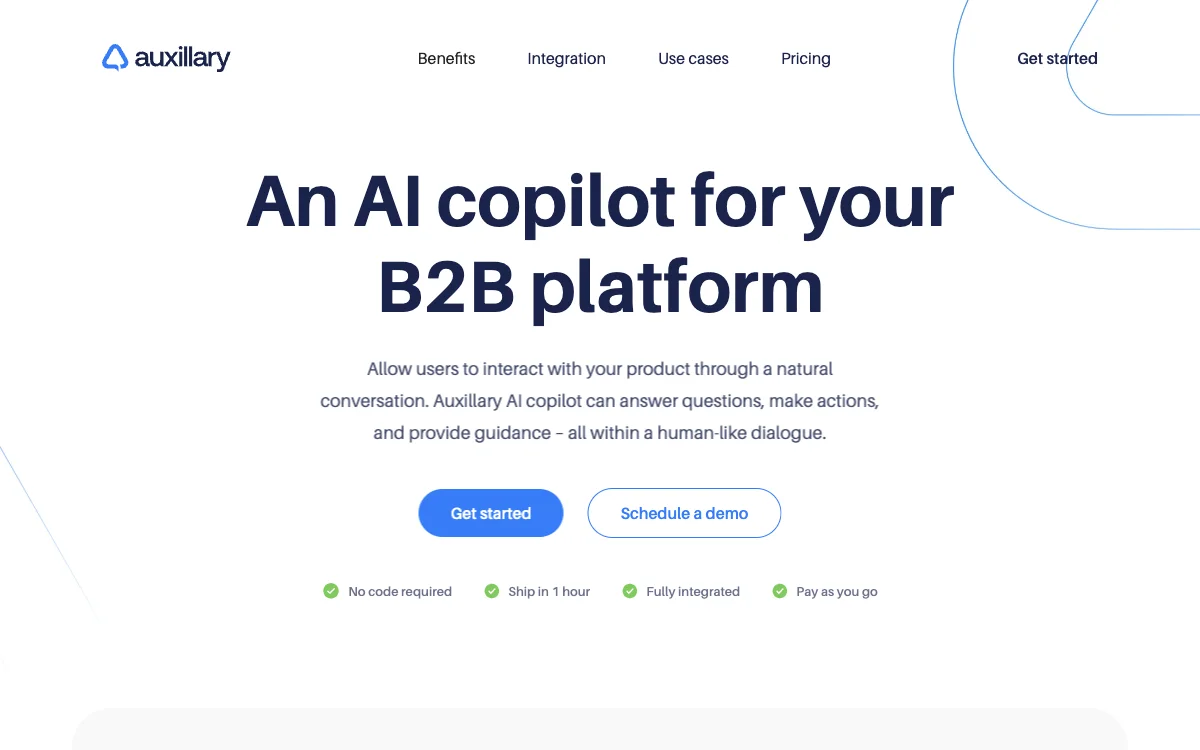 Auxillary: Revolutionizing B2B Platforms with AI Copilot