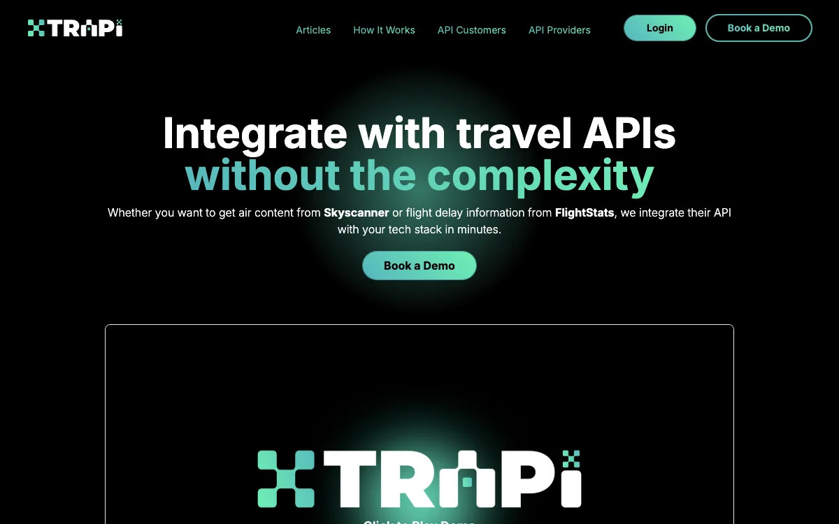 TRAPI: Streamline Your Travel API Integration with AI