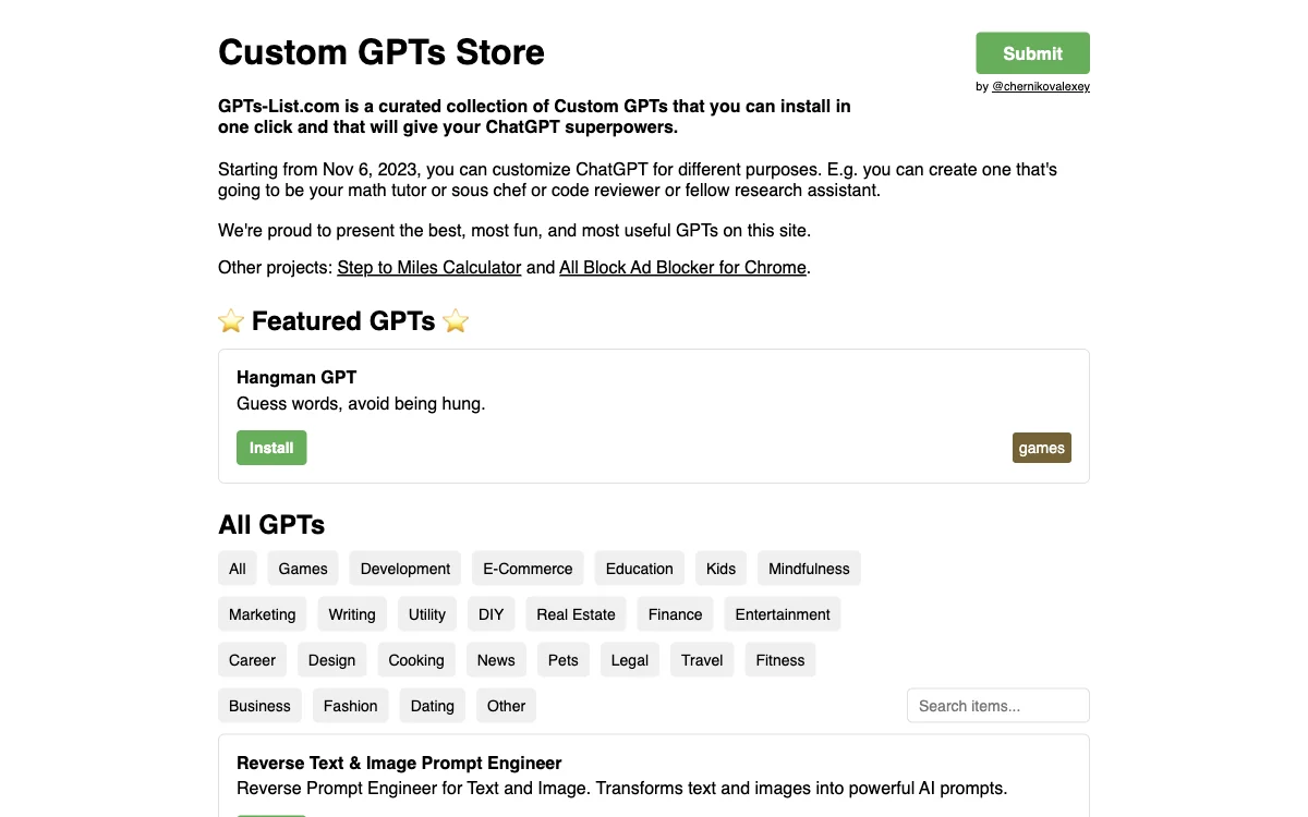 Discover the Custom GPTs Store: Tailoring ChatGPT for Every Need