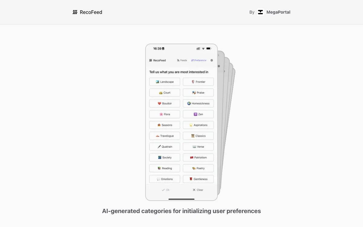 RecoFeed: AI-Powered Personalized Recommendation Feeds