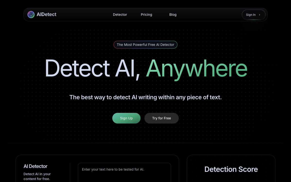 AIDetect: The Ultimate AI Detector for Authenticating Content