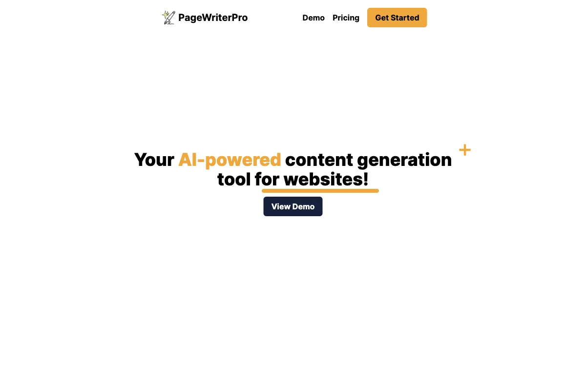 PageWriterPro：助力打造优质网站的AI内容生成利器