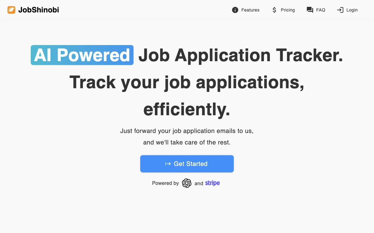 JobShinobi: Simplify Your Job Application Tracking