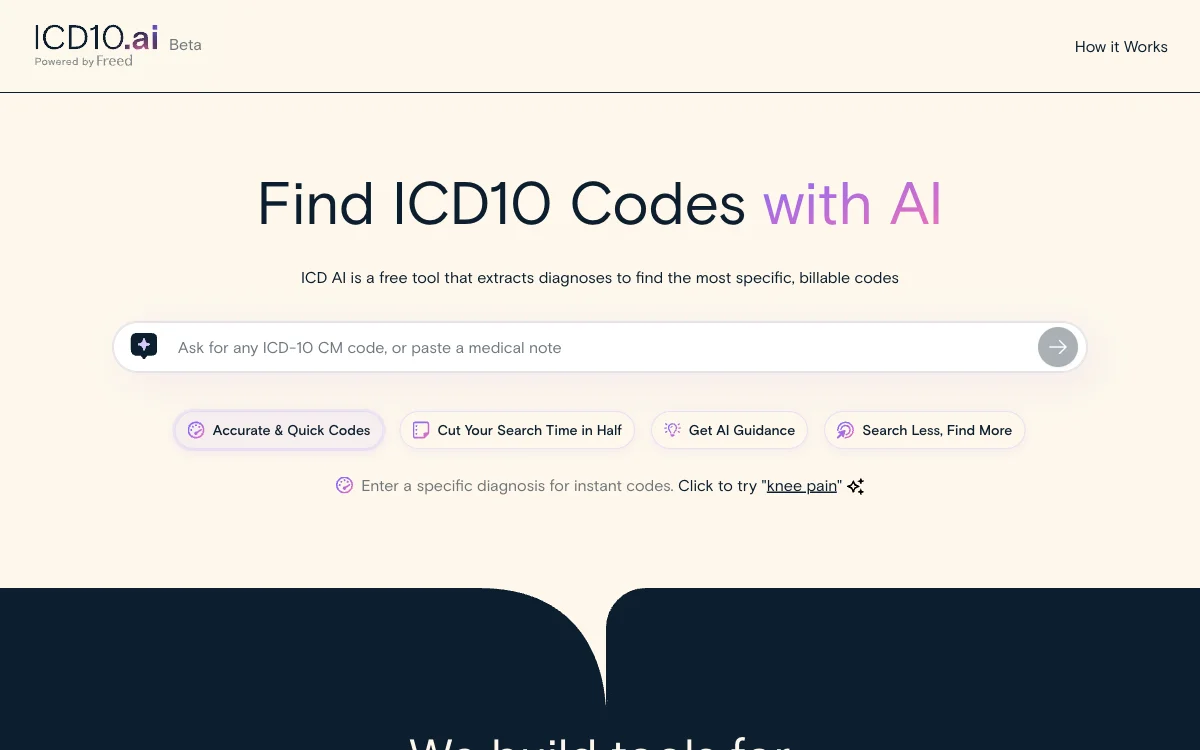 ICD10.ai - 借助AI快速查找ICD10诊断代码的免费工具