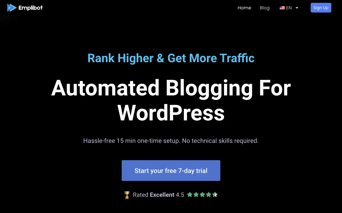 أداء أفضل لمدونتك WordPress مع Emplibot