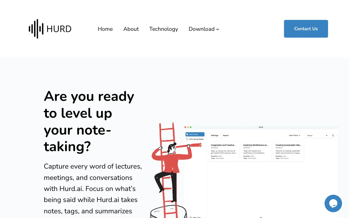 Hurd.ai: The AI-Powered Note-Taking Tool for Effortless Transcription and Summarization