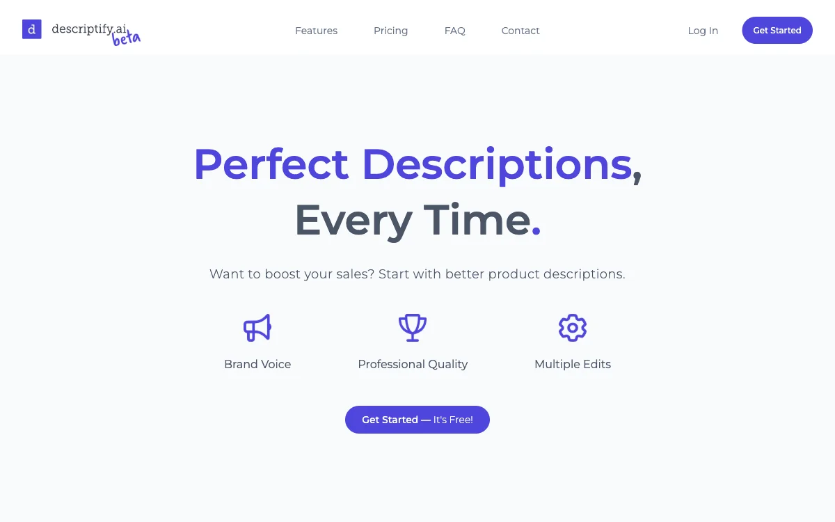 Descriptify.ai: Transform Your Product Descriptions