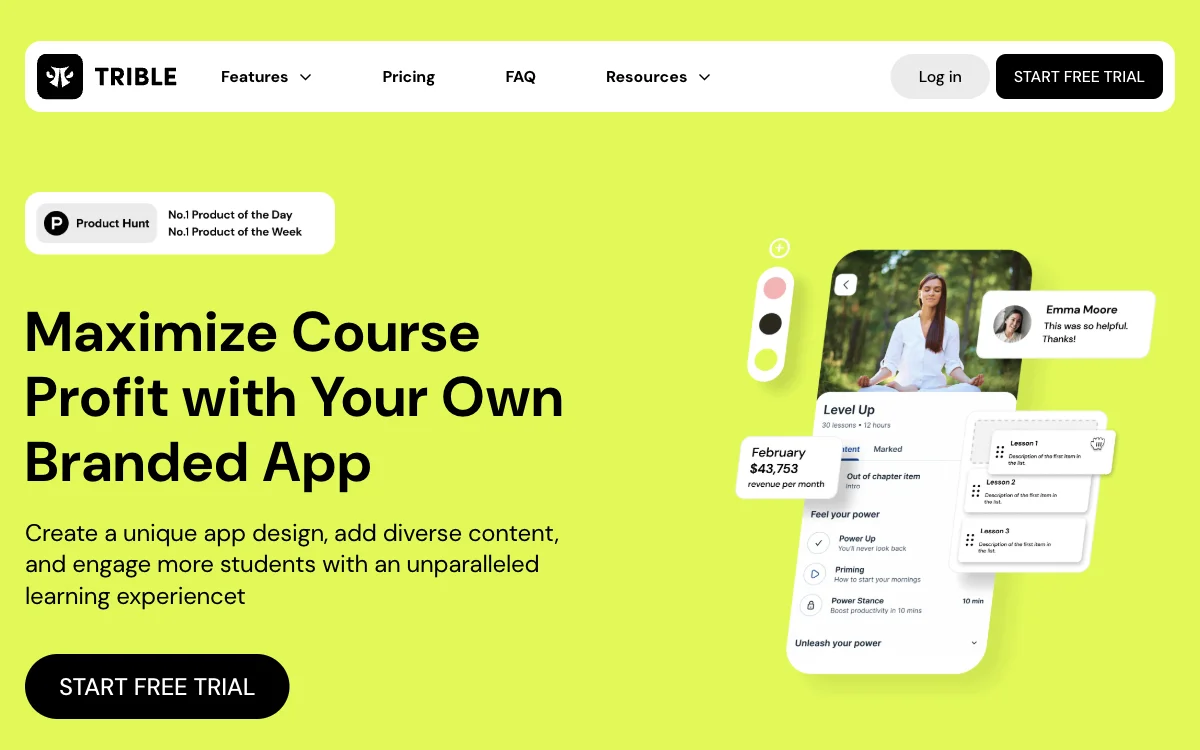 Trible: Empowering Coaches and Creators with AI-Powered Course Building