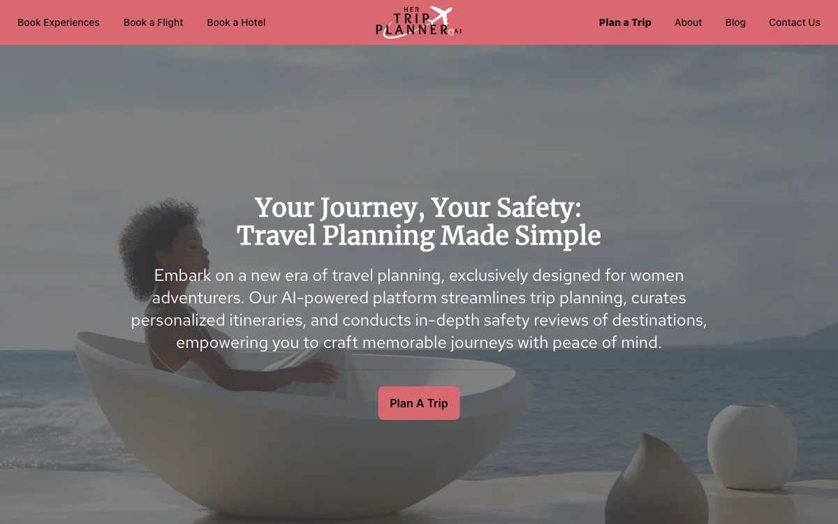 Her Trip Planner: Simplifying Travel Planning for Women Adventurers