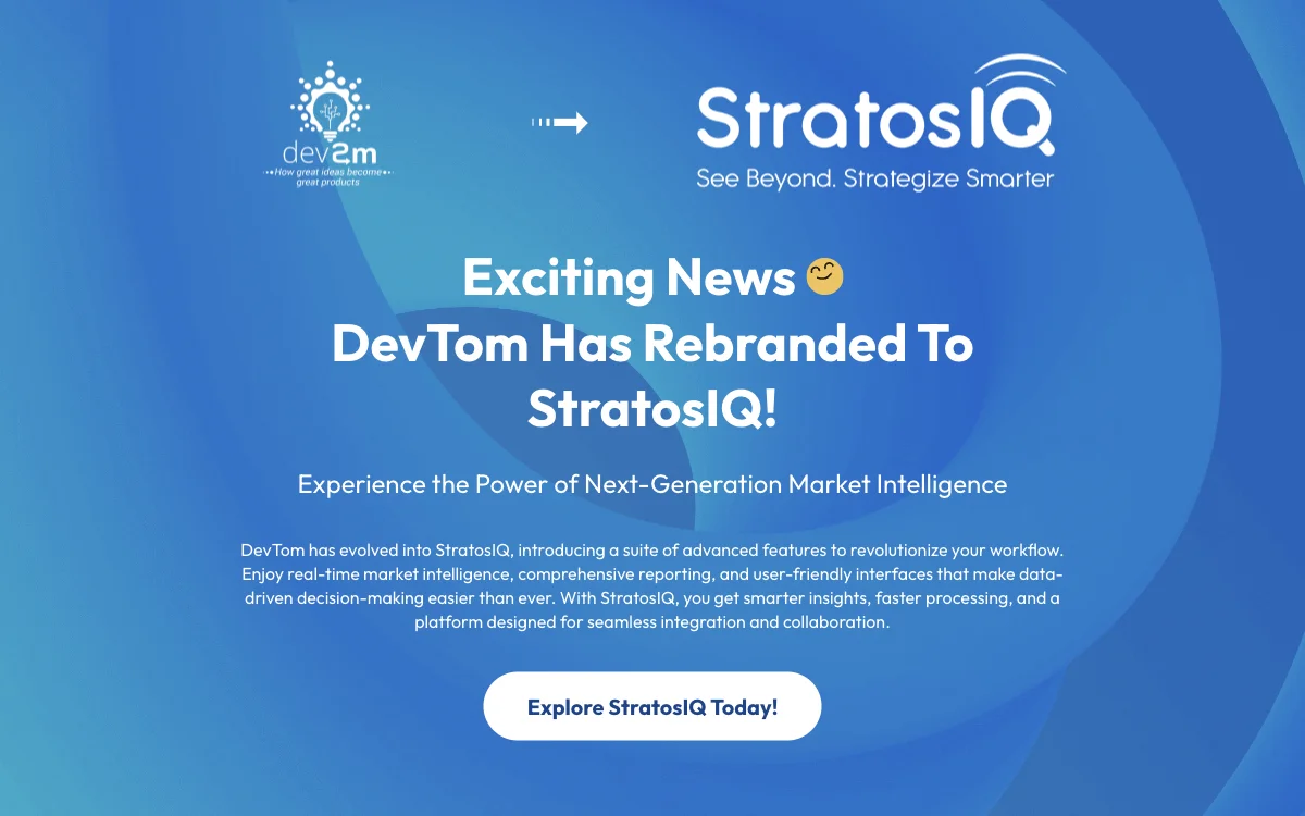 StratosIQ：体验下一代市场情报的强大力量