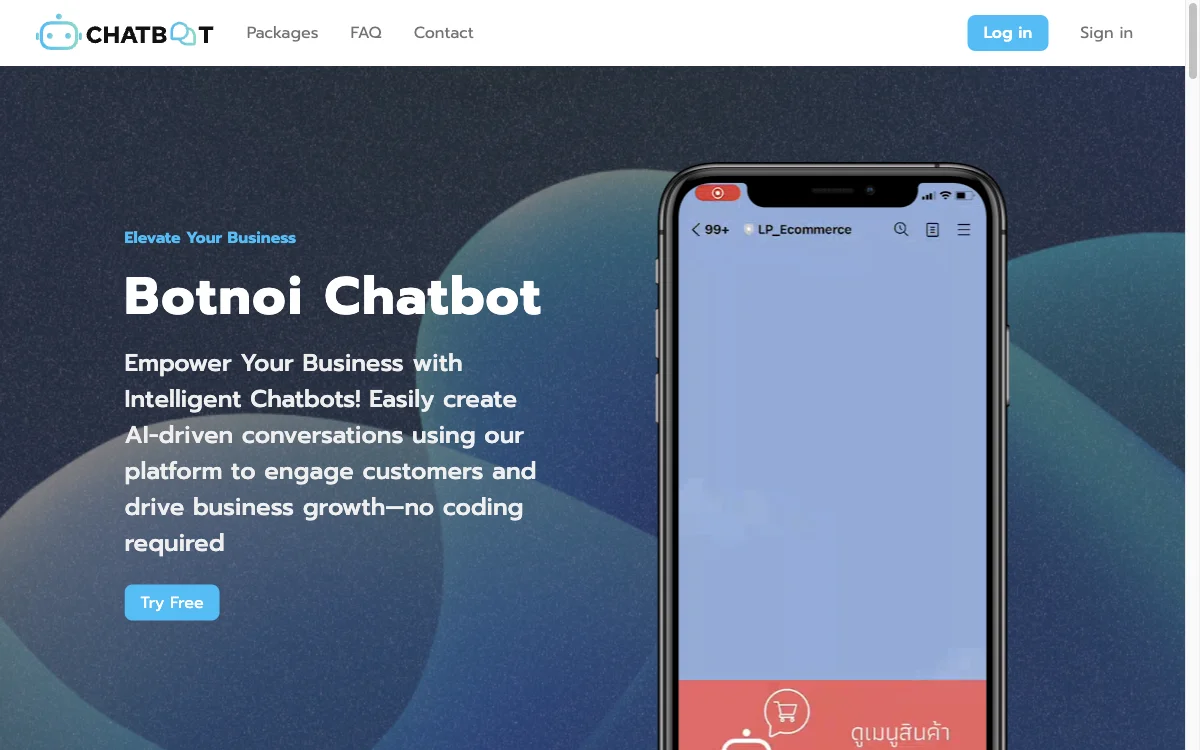 Botnoi Chatbot : Un Chatbot Intelligent pour le Développement des Entreprises