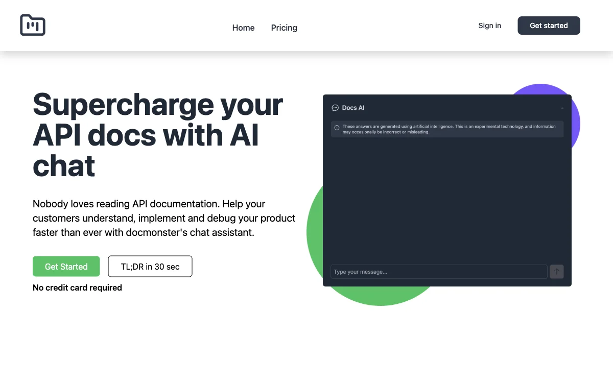 Docmonster: تعزيز وثائق API بذكاء اصطناعي