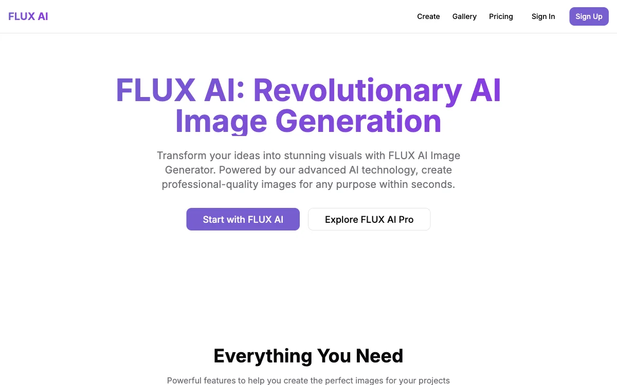 FLUX AI: Generatore di Immagini | Gratis, Veloce e di Alta Qualità