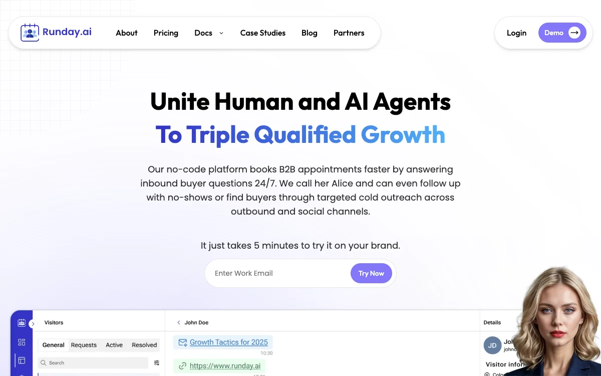 Runday.ai: Triple Qualified Growth with AI Lead Generation