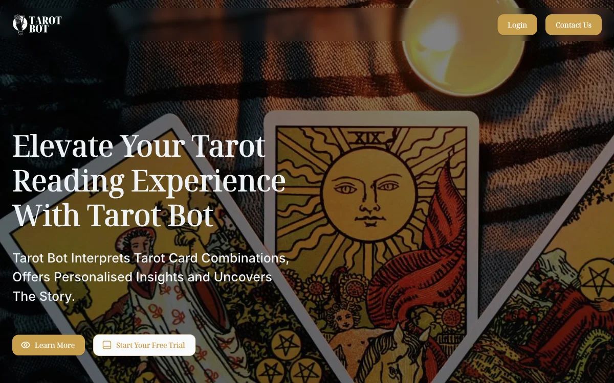 Tarot Bot: قوة الرؤى الشخصية في قراءة التاروت