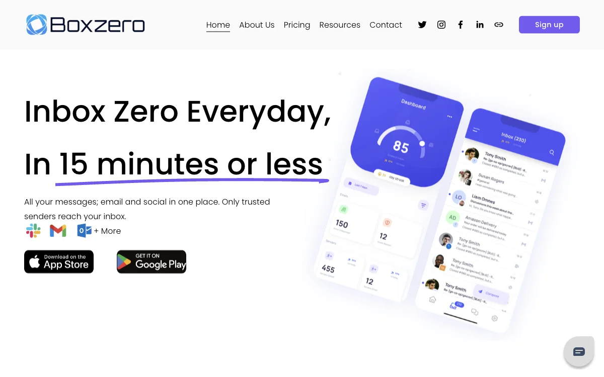 Boxzero: The AI-Powered Inbox Manager for Effortless Message Control