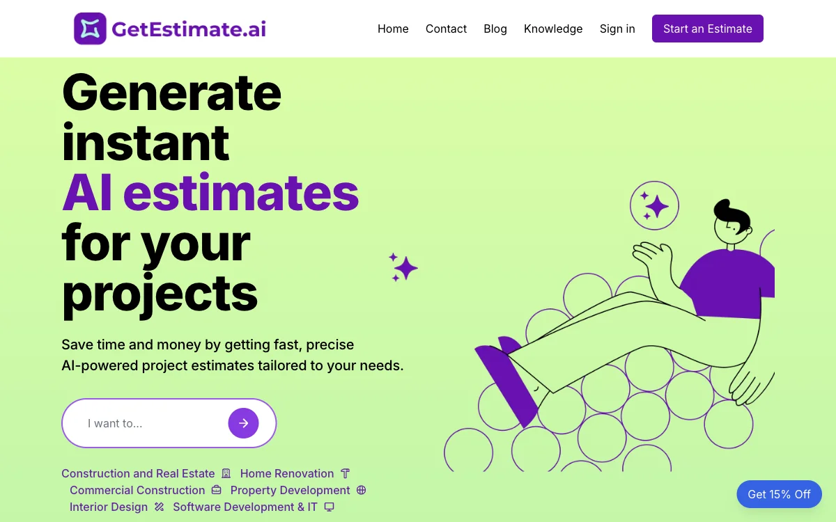 GetEstimate.ai: Revolutionize Project Estimations with AI