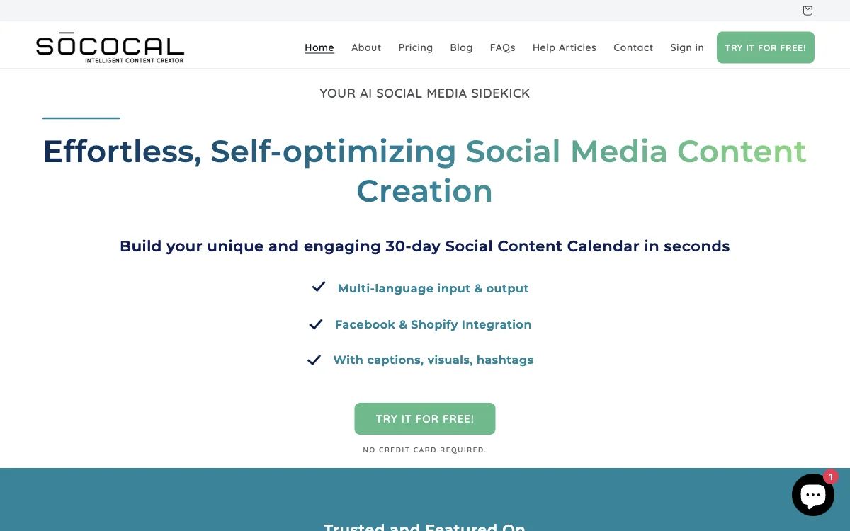 Sococal.ai: Empowering Social Media Success with AI