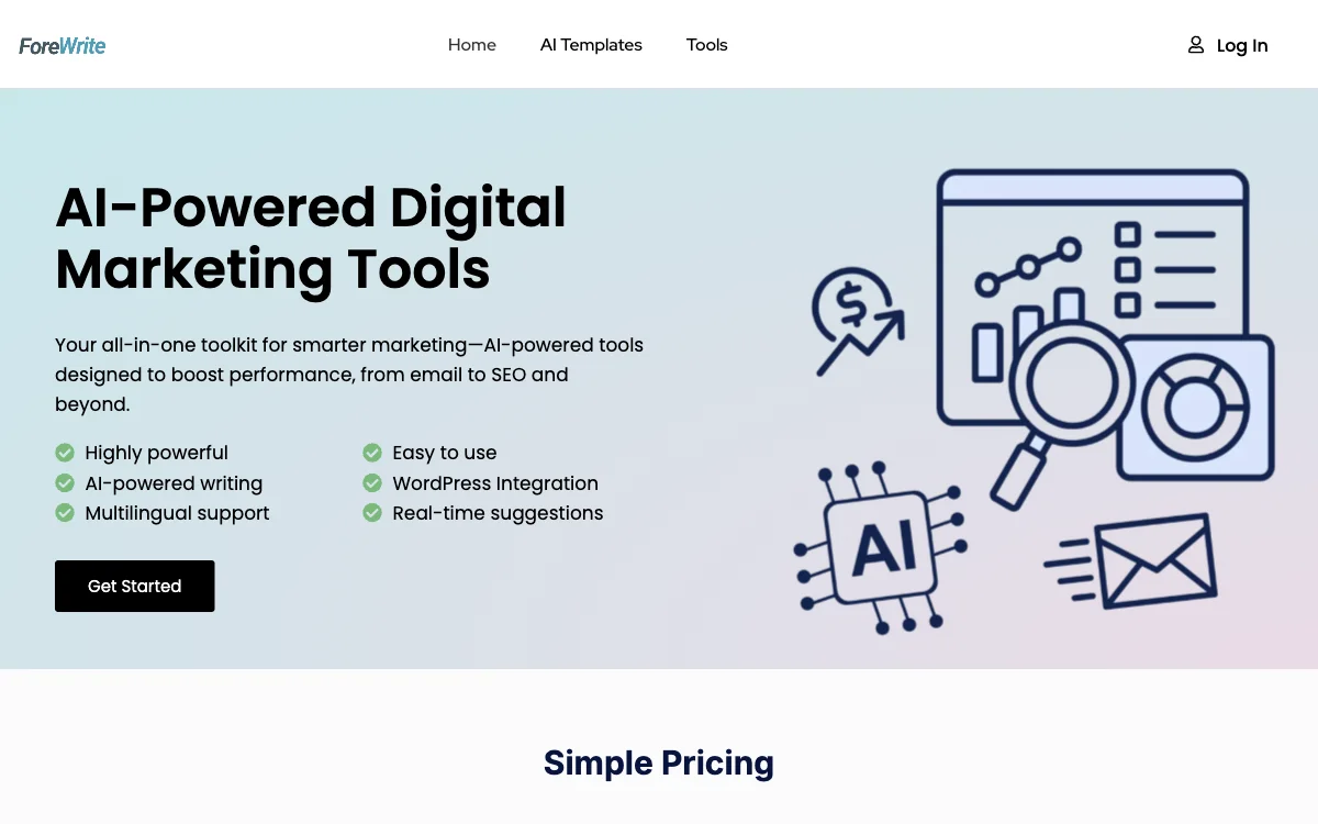 Forewrite: Revolutionize Digital Marketing with AI