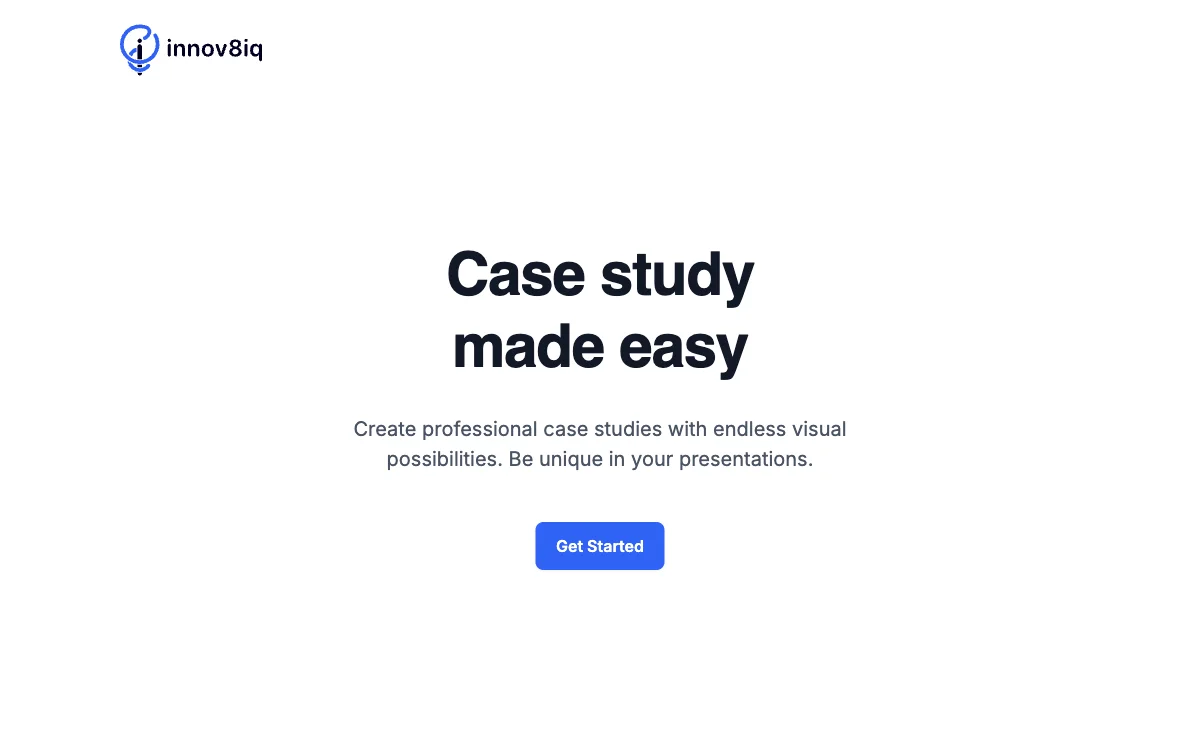 Innov8iq：轻松打造专业且独具特色的案例研究