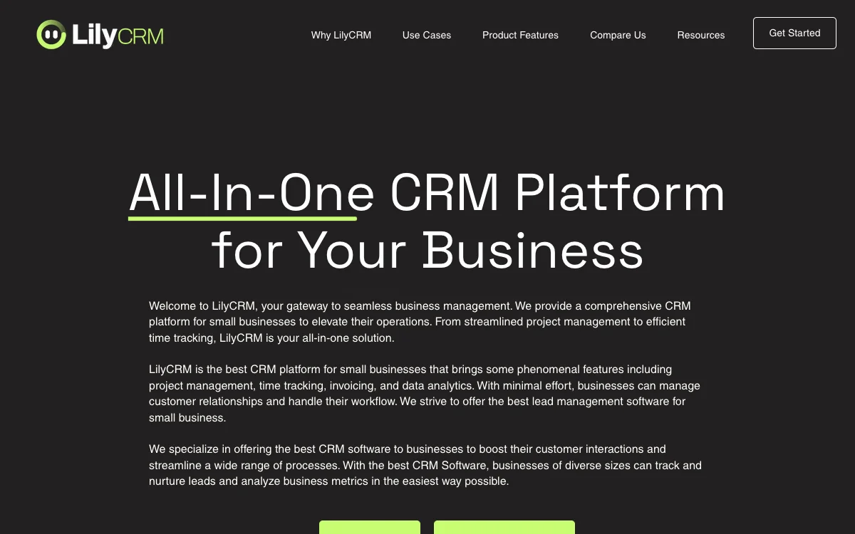 LilyCRM: ซอฟต์แวร์ CRM สุดยอดสำหรับธุรกิจขนาดเล็กในสหราชอาณาจักร