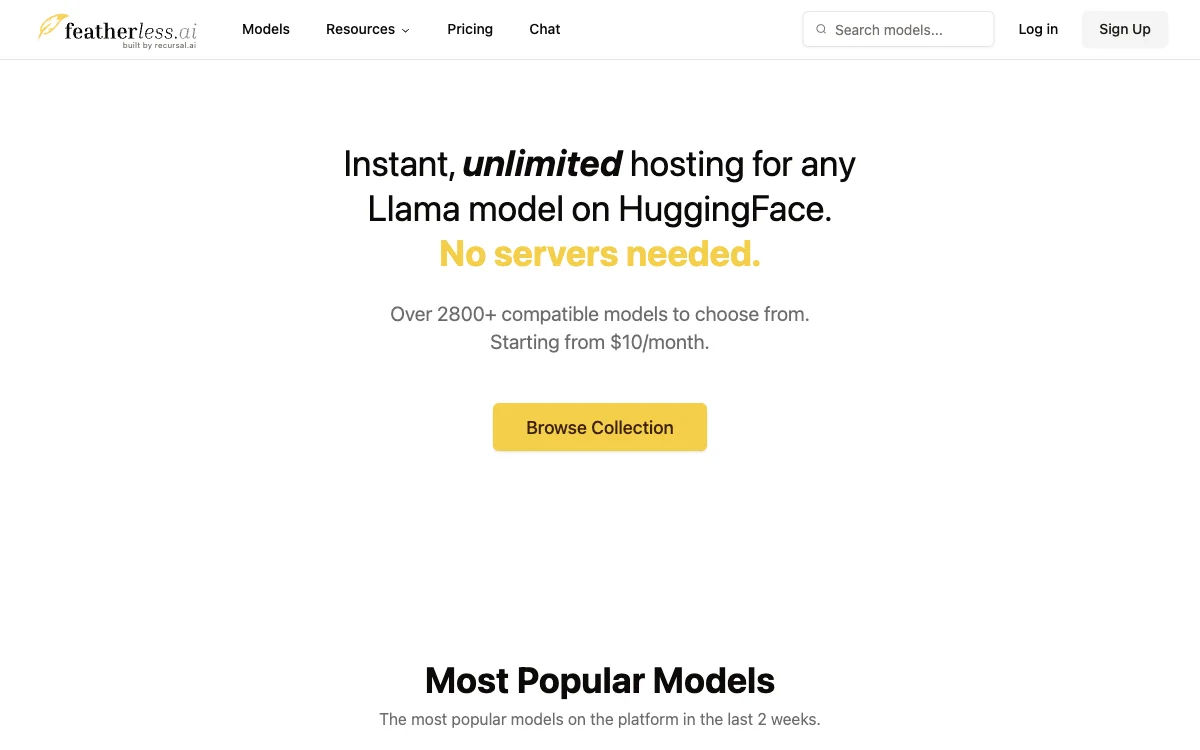 Unlimited LLM Hosting with Featherless.ai