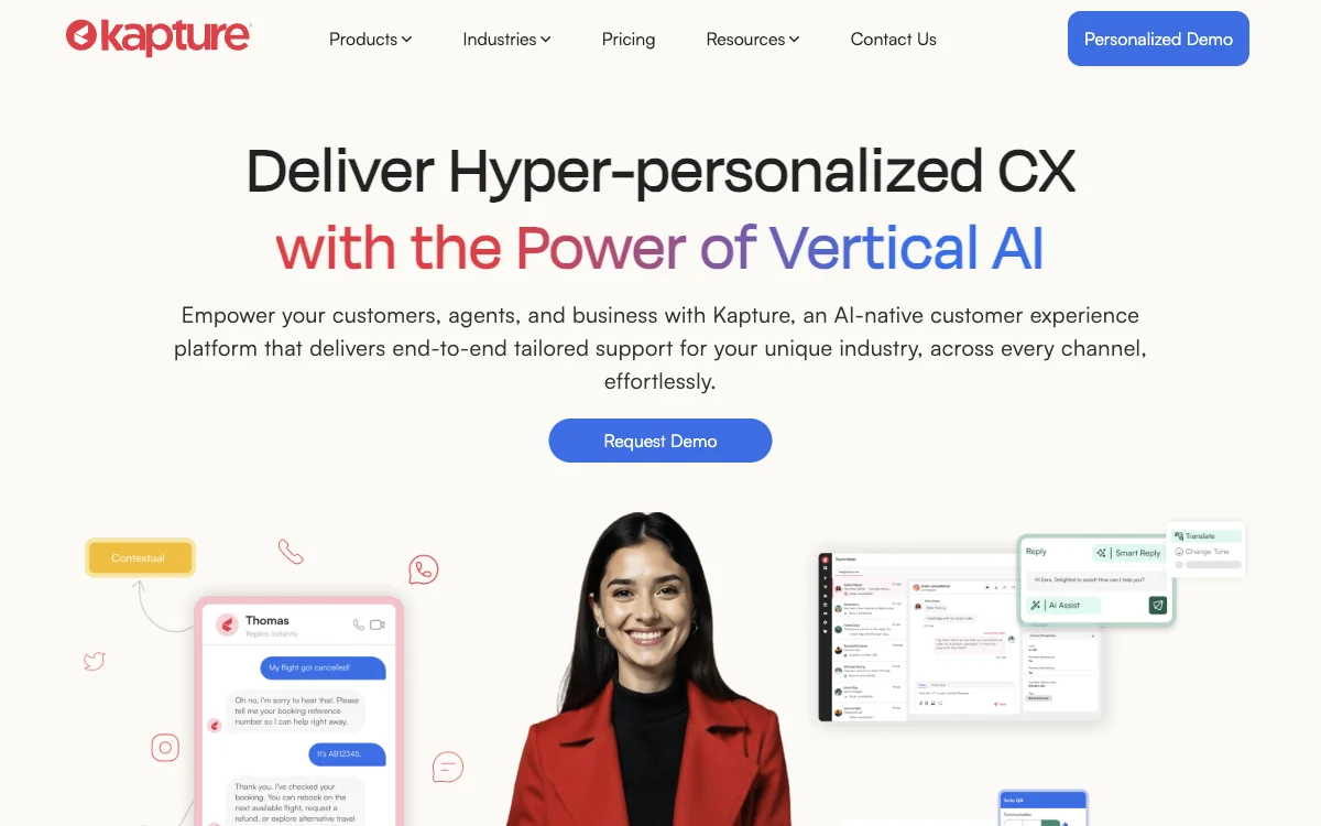 Kapture CX: Empowering Businesses with AI-Powered Customer Service