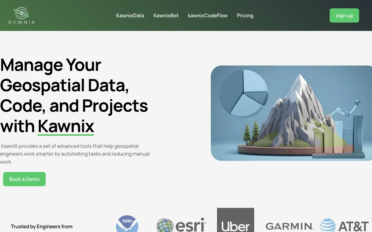 Kawnix: Your Smart Geospatial Data, Code, and Project Management AI Tool