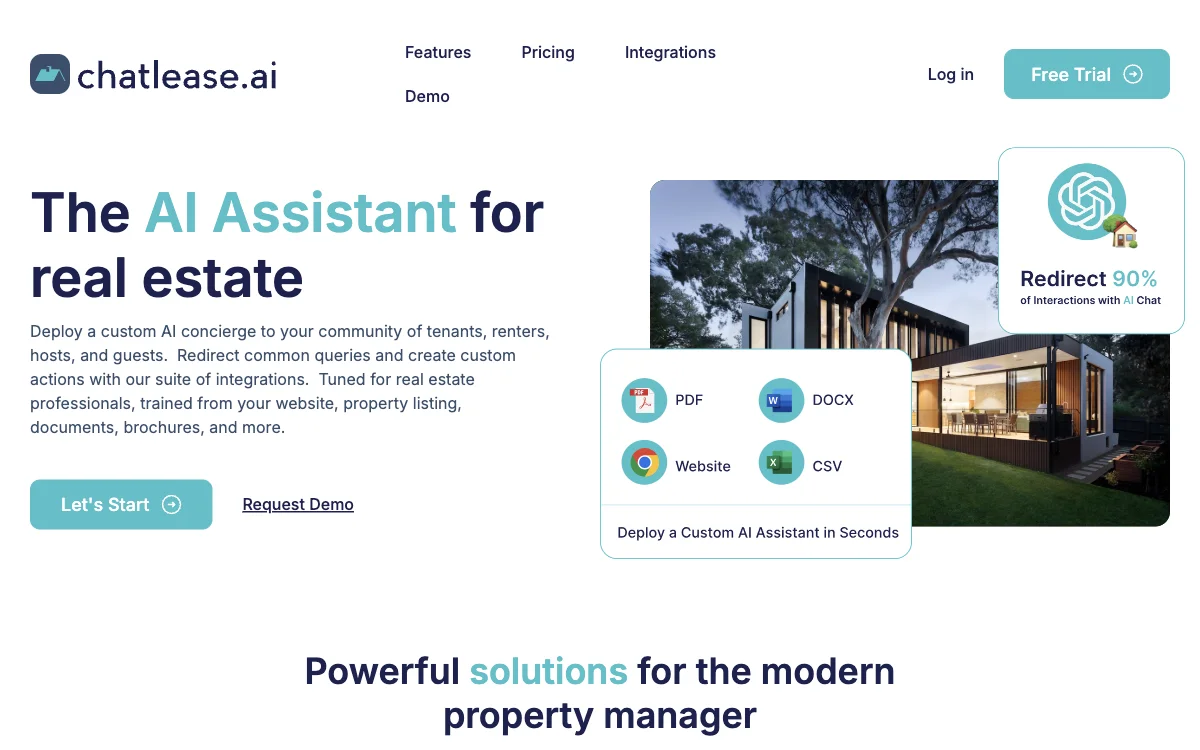 Chatlease: El Asistente AI para Profesionales Inmobiliarios que Facilita las Interacciones