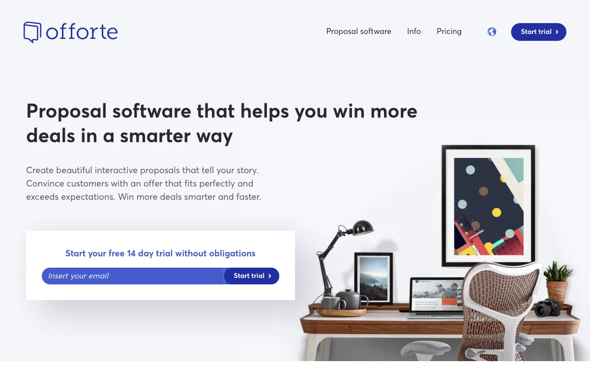 Offorte: Software de Propostas para Negócios Online Convincentes