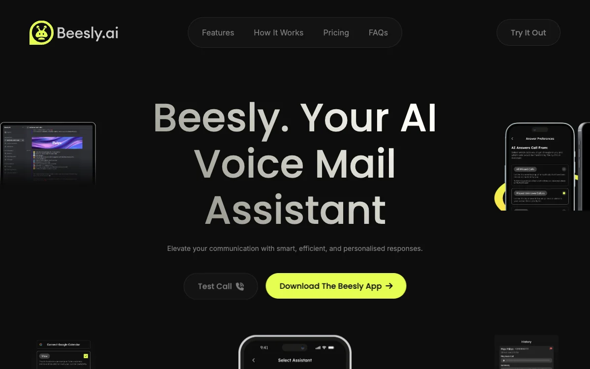 Beesly AI: تحول البريد الصوتي الخاص بك باستخدام المساعد الذكي