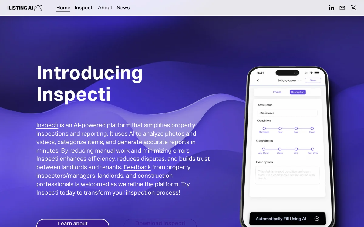 Inspecti: Revolutionizing Property Inspections with AI