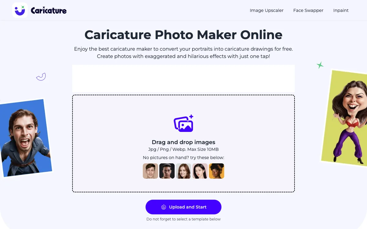 Caricaturer.io: المصنع الذكي للكاريكاتيرات عبر الإنترنت