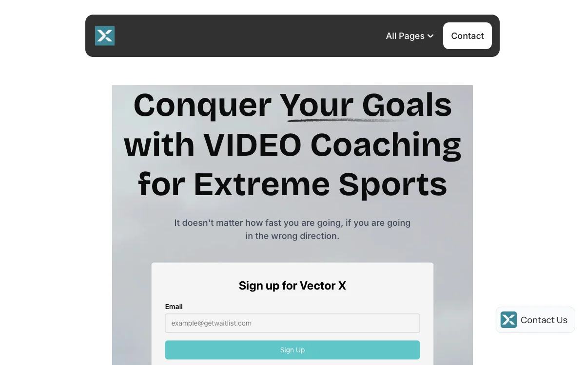 Vector X - Empowering Athletes with AI Coaching