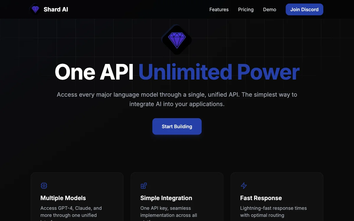 Shard AI: The All-Powerful API for Seamless AI Integration