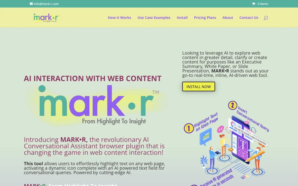 MARK•R: Your AI-Powered Companion for Enhanced Web Content Interaction