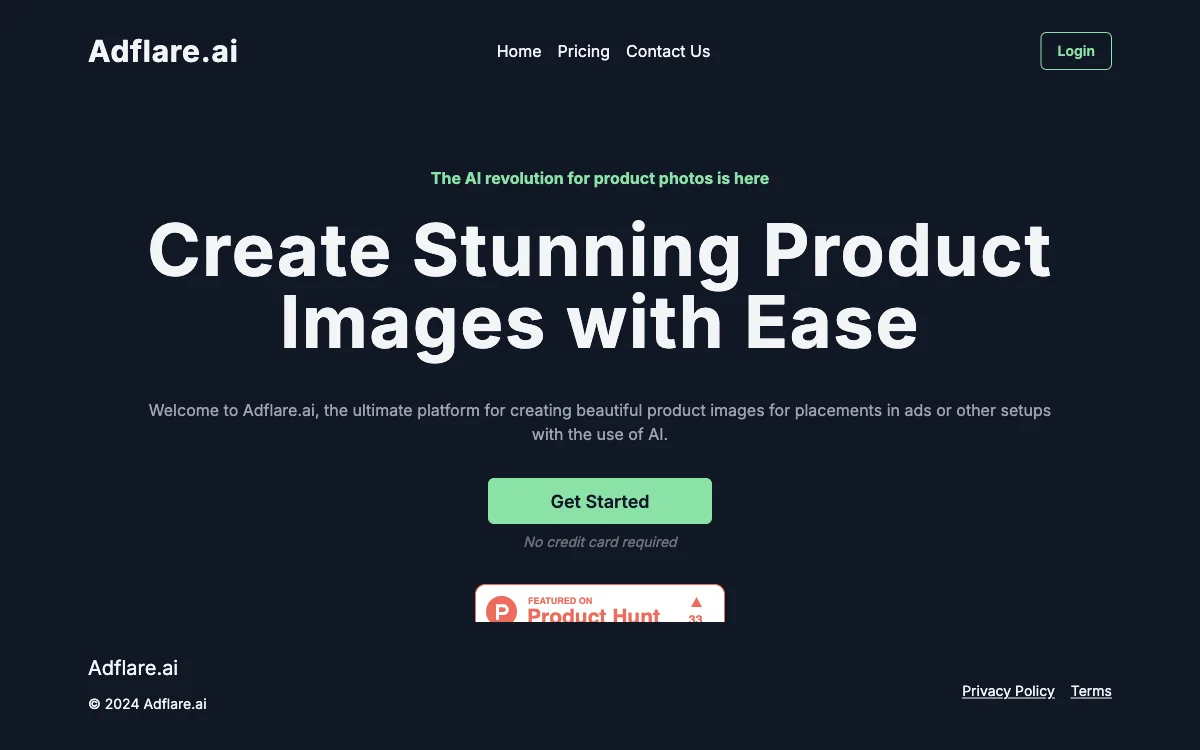 Adflare.ai - Create Stunning Product Images with AI