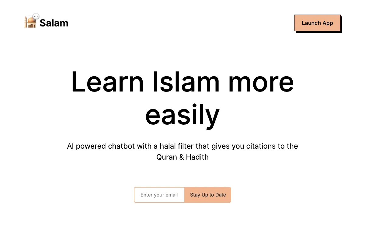 Salam Chat - Chatbot học Islam hiệu quả