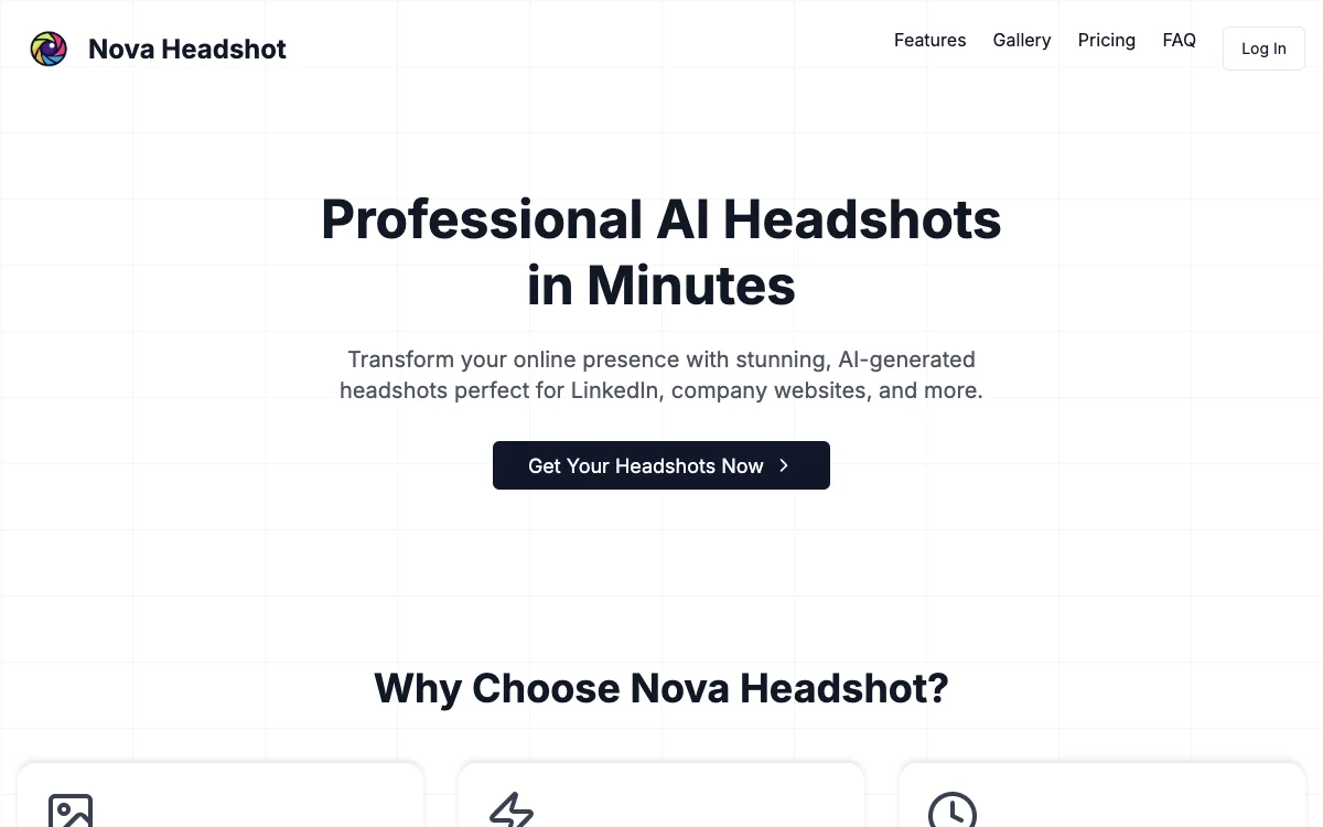 Nova Headshot: Retratos AI Profesionales en Minutos