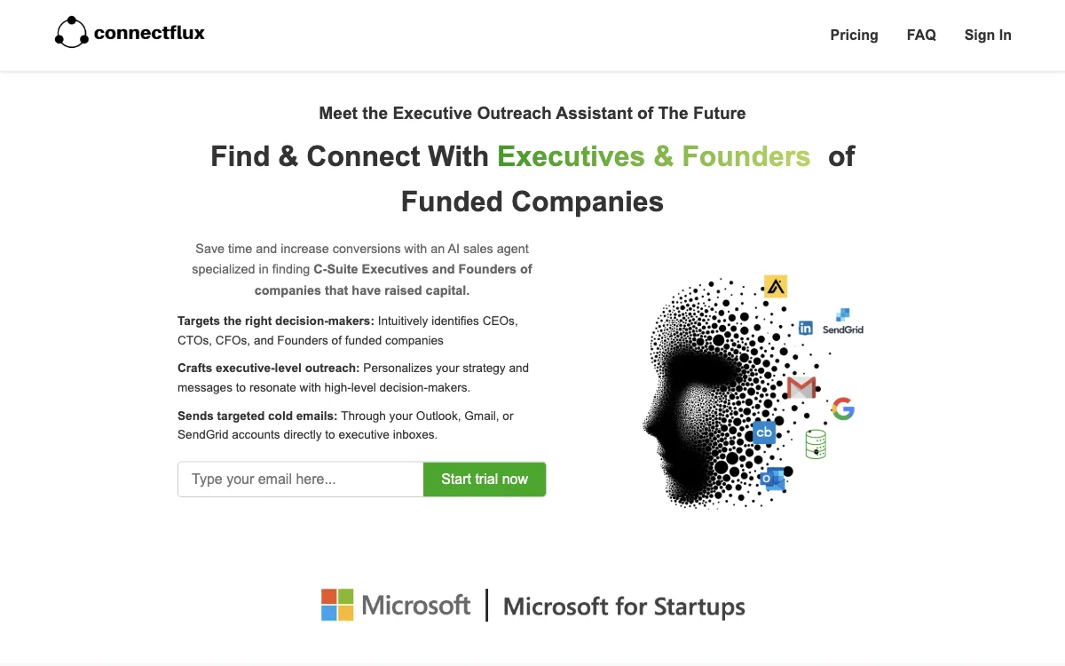 ConnectFlux: AI-Powered Outreach and Lead Generation for Success