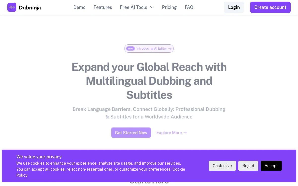 DubNinja: The Ultimate AI Dubbing Platform for Multilingual Content Creation and Global Reach