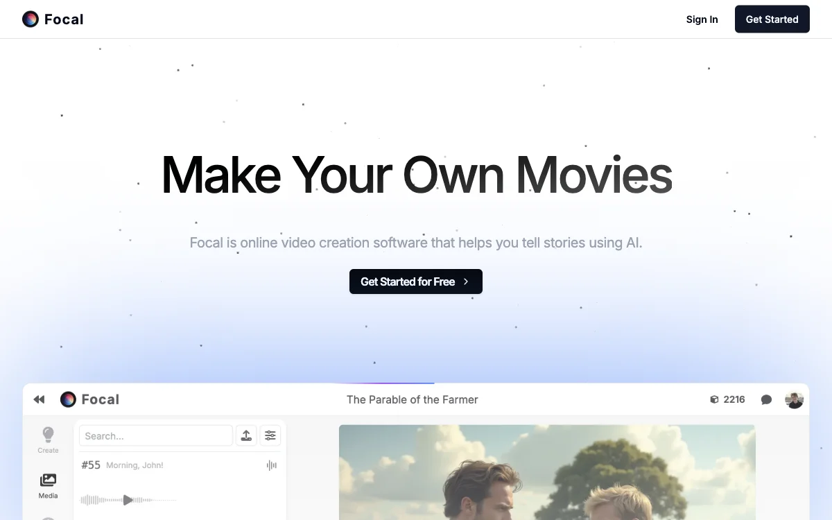 Focal | AI-Powered Video Creation for Storytellers