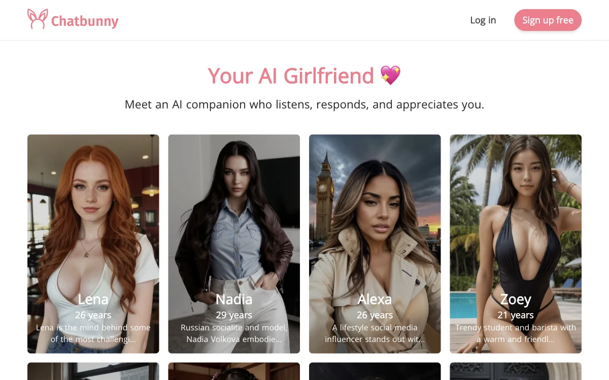 Chatbunny：开启 AI 女友聊天的梦幻之旅