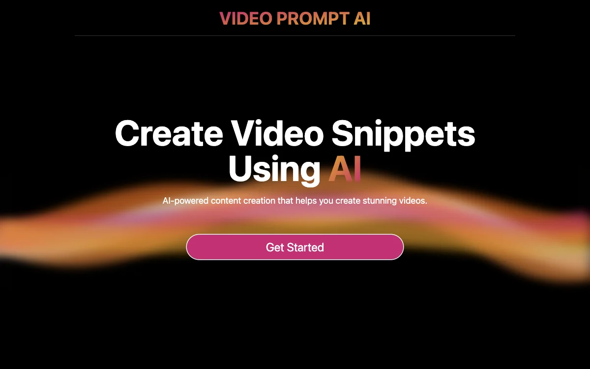 Video Prompt AI: إنشاء مقاطع فيديو مذهلة بالذكاء الاصطناعي