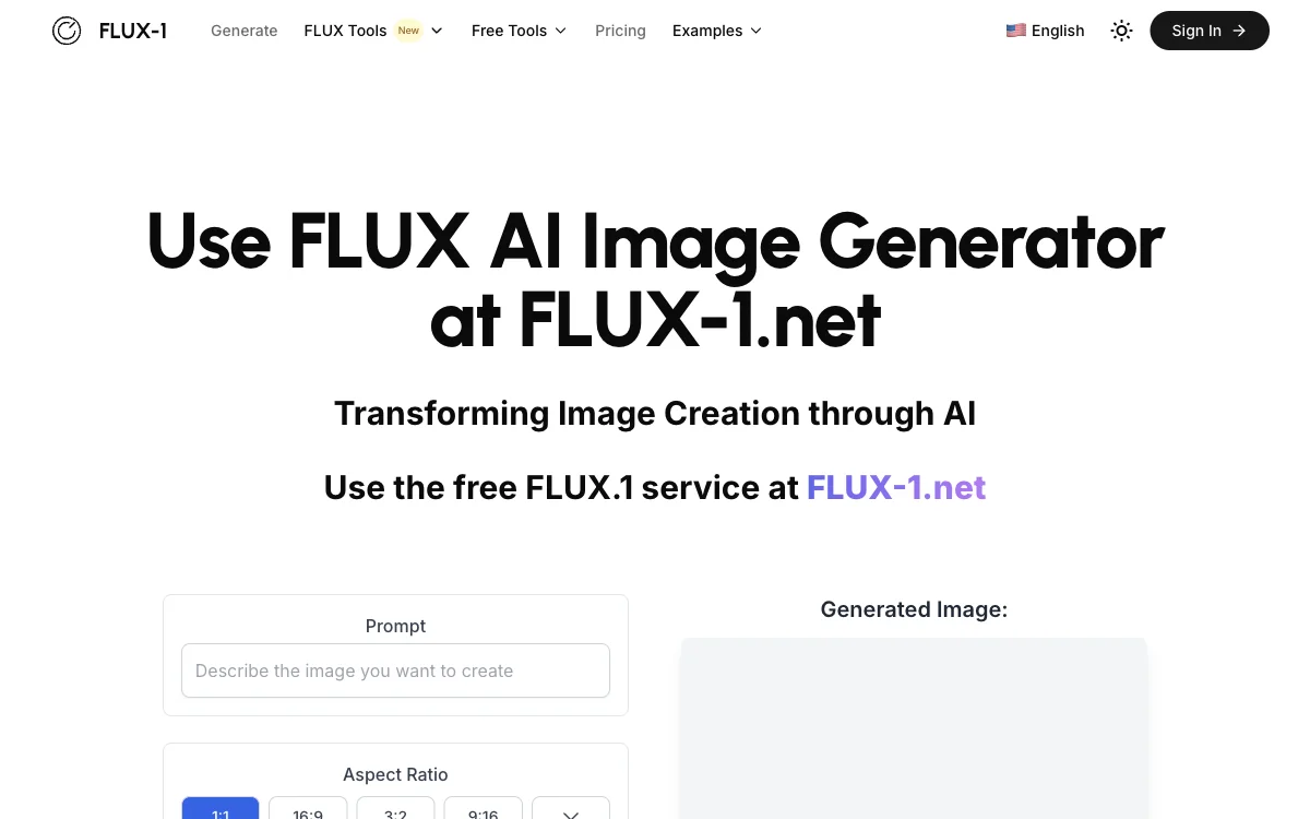 무료 FLUX-1 | FLUX AI 이미지 생성기 | FLUX-1.net