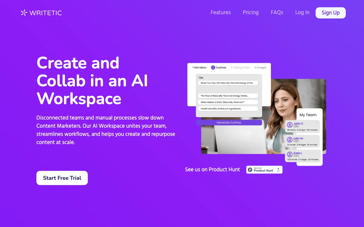 Writetic: Herramienta AI para Creadores de Contenido