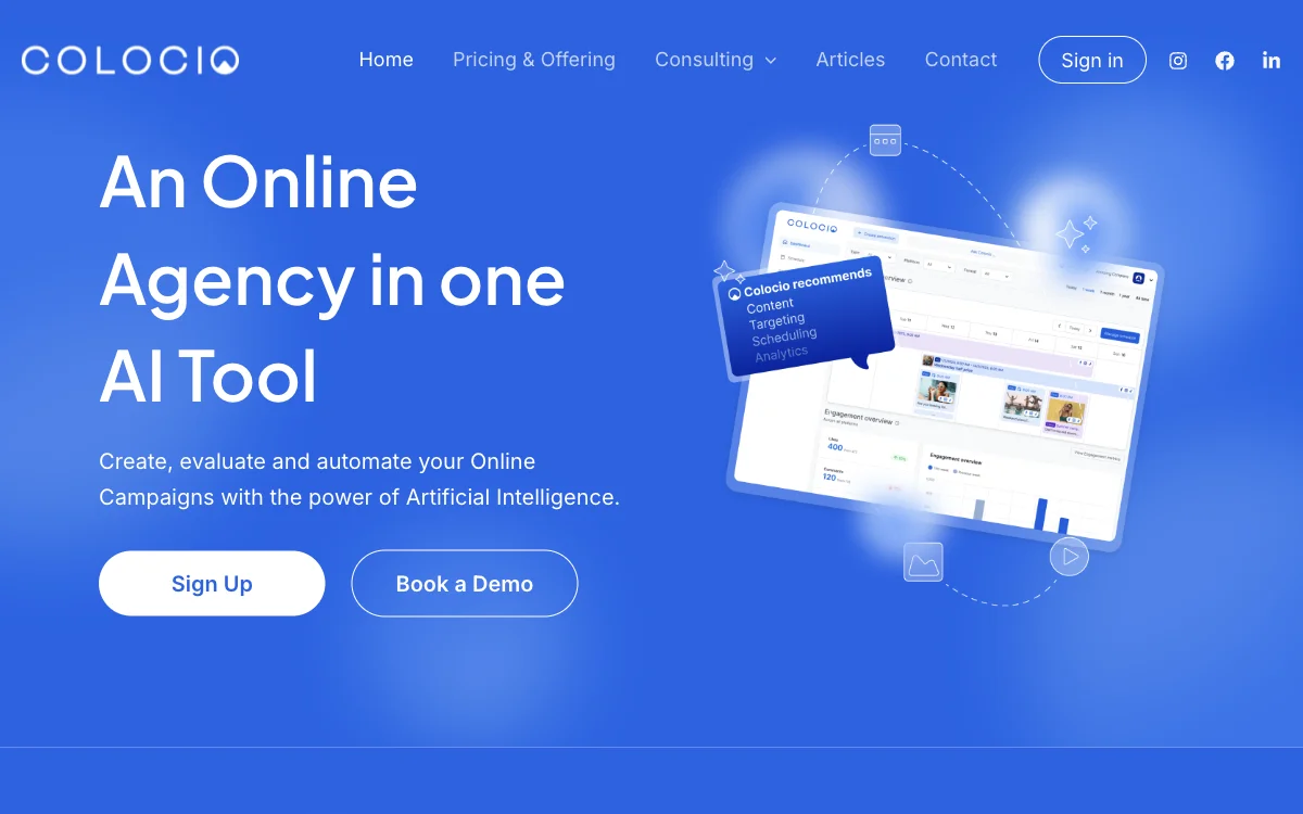 Colocio AI: Empowering Online Campaigns with AI