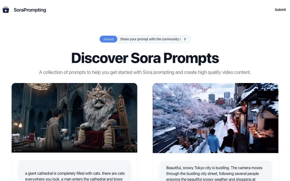 SoraPrompting: Empowering Video Content Creators with AI Prompts